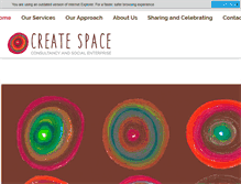 Tablet Screenshot of createspaceconsultancy.com